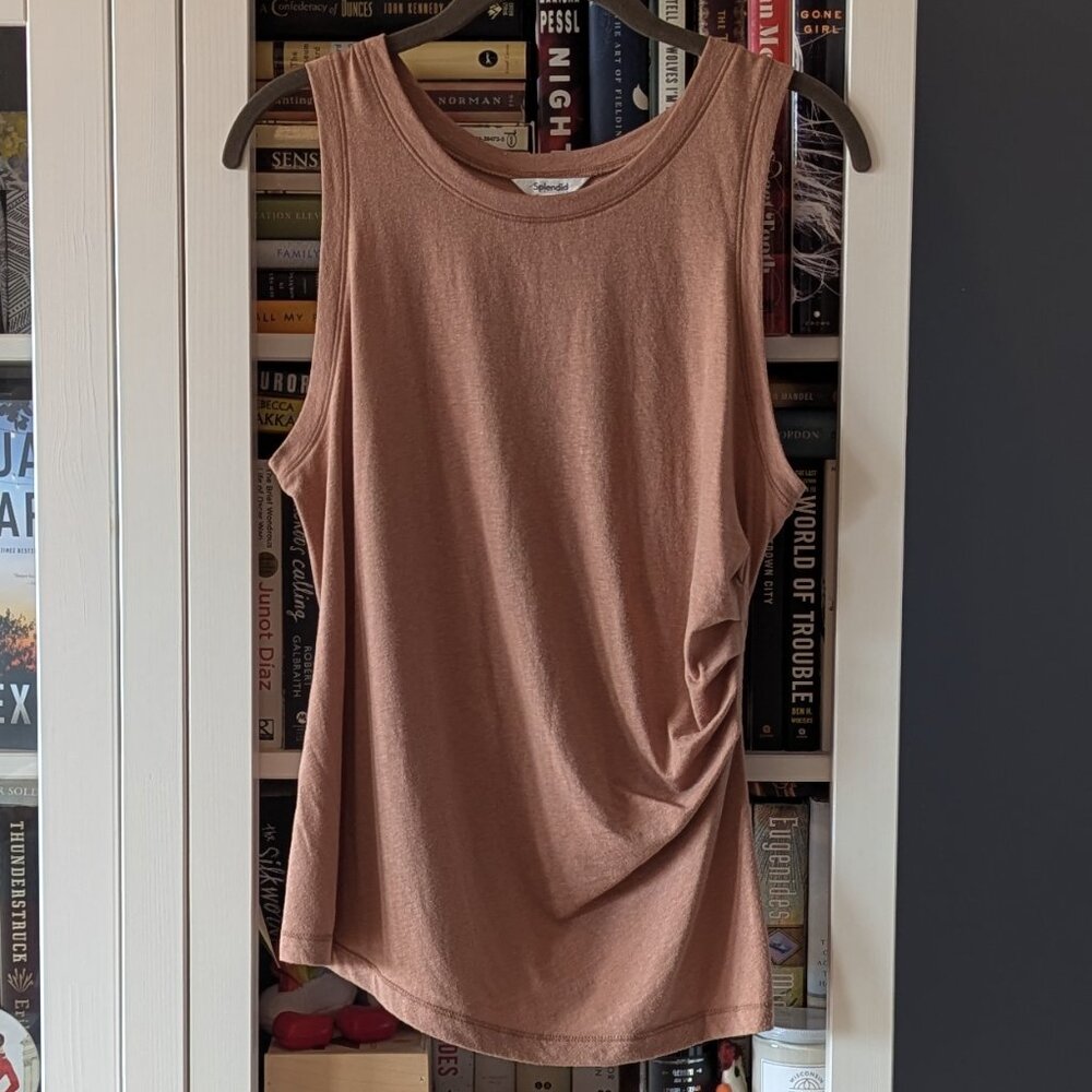 Ruched Knit Tank by Splendid / Size L